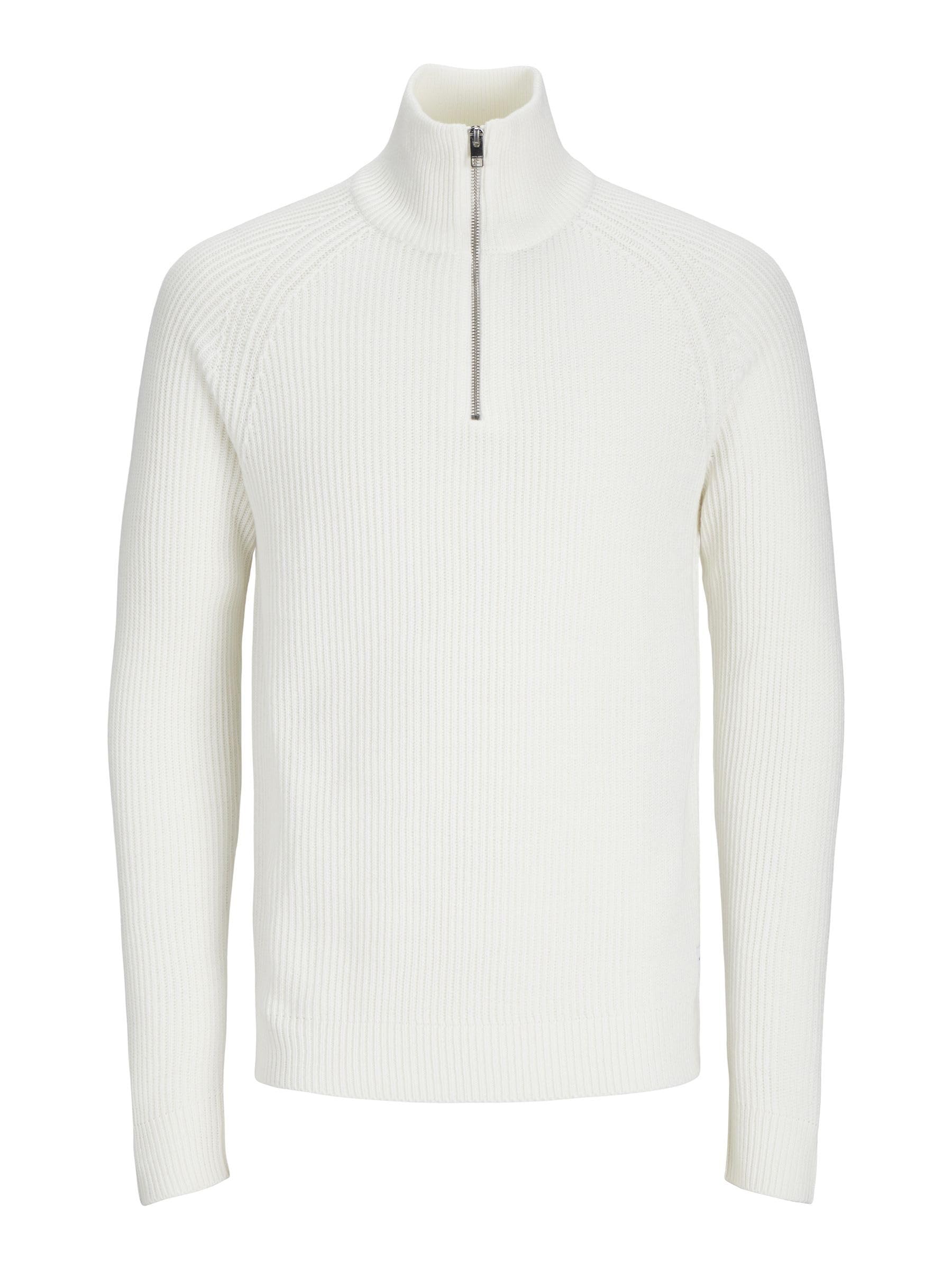 Jack & Jones Jjpannel Aw24 - Maglia A Mezza Zip Maglione Lavorato a Maglia Uomo 