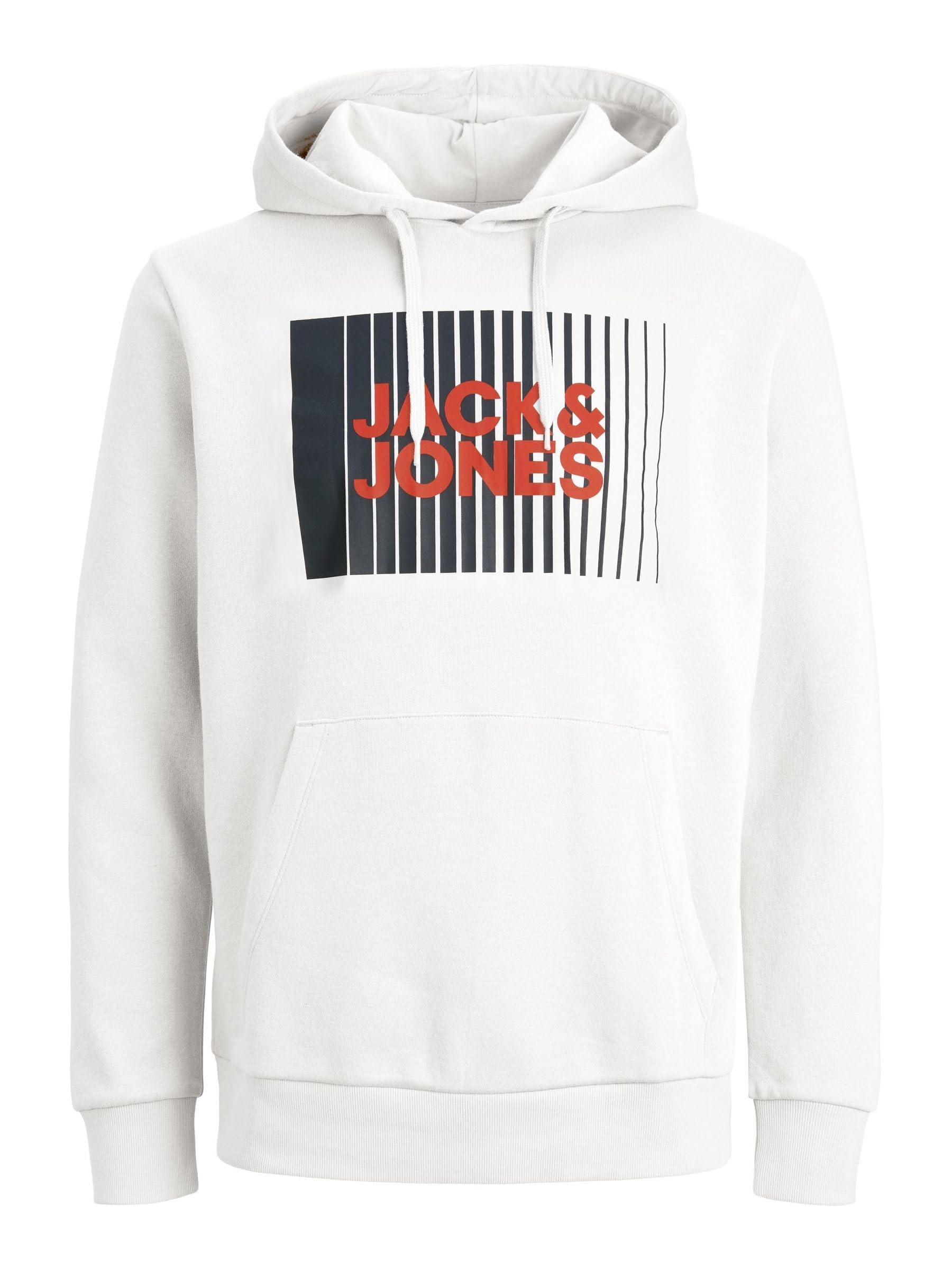 JACK & JONES Herren Jjecorp Logo Sweat Hood Play Noos Kapuzenpullover