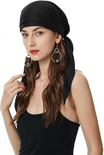 ZLYC Chemo Headwear Pre Tied Head Scarf Headwrap Beanie for Women