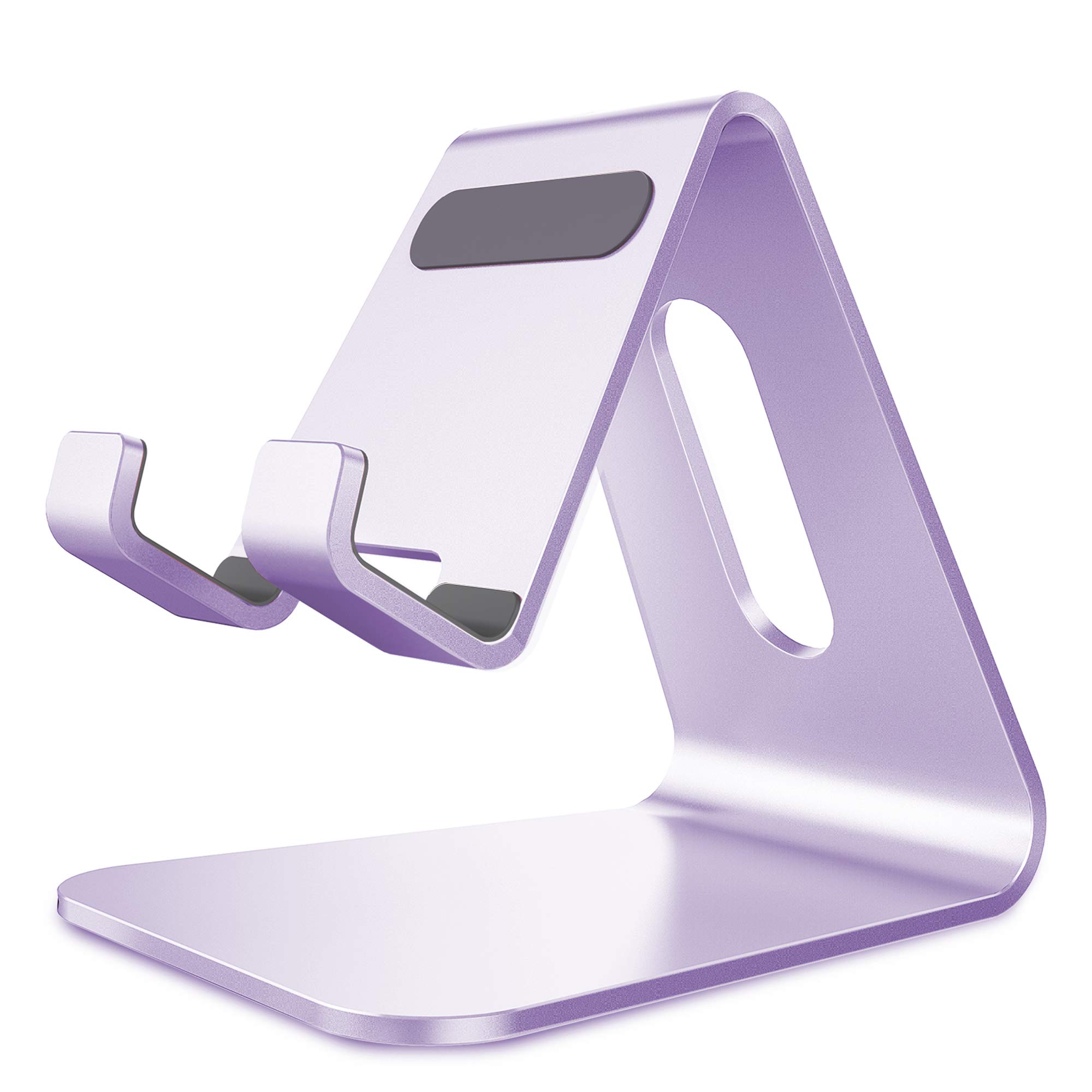Aluminum Cell Phone Stand for Desk, Fits 4-8'' iPhones, Purple