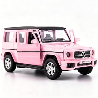 RMZ City 1/36 Scale Mercedes Benz G63 Casting Car Model, Zinc Alloy G Wagon Toy Car for Kids, Pull Back Vehicles Toy for Toddlers Kids Boys Girls Gift (Pink)