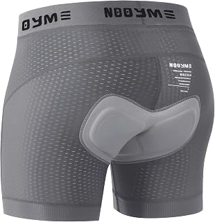 NOOYME Men's Cycling Shorts 4D Gel Padded Underwear Breathable Bike Pants