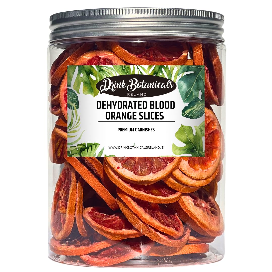 Drink Botanicals Ireland Dried Blood Orange Slices Wheels | 45+ Slices | 100% Na