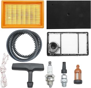 Hoypeyfiy Air Fuel Filters, Plug, Belt Pull Cord Service Kit Replacement for Stihl TS400 Cut Off Saw