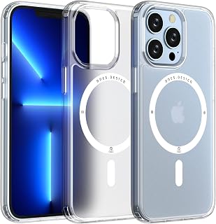 Ones Magnetic Case for iPhone 12/12 Pro, Compatible with MagSafe, Military Protection Against Drops, Rugged Durable Shock Resistant, Translucent Matte Slim Shockproof Case Cover