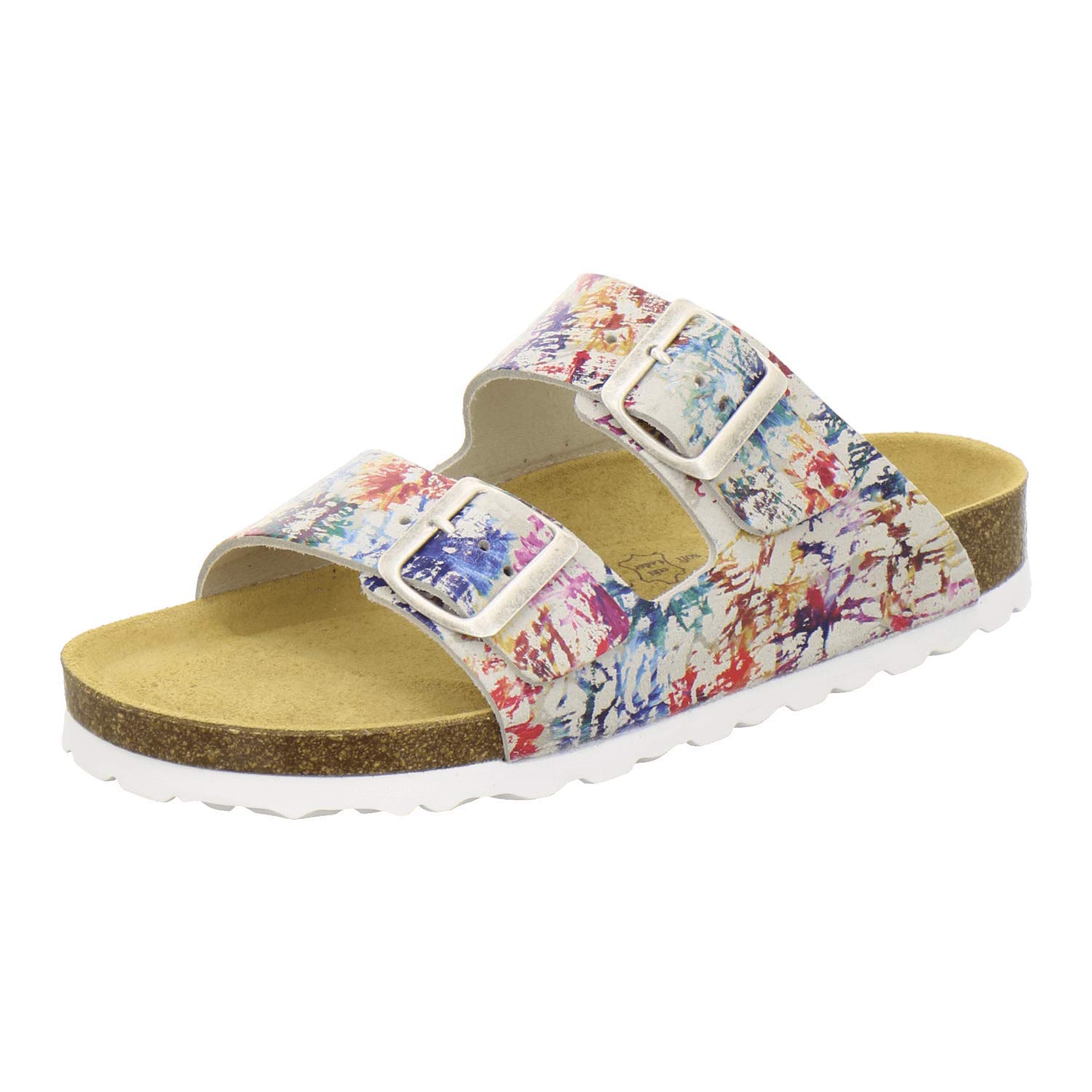 AFS Shoes 2100 Comfortable Women's Mules Real Leather Practical Work Slippers Ha