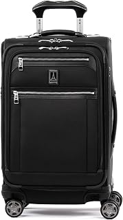 Travelpro Platinum Elite Carry-On Luggage Spinner, Black, 21-Inch