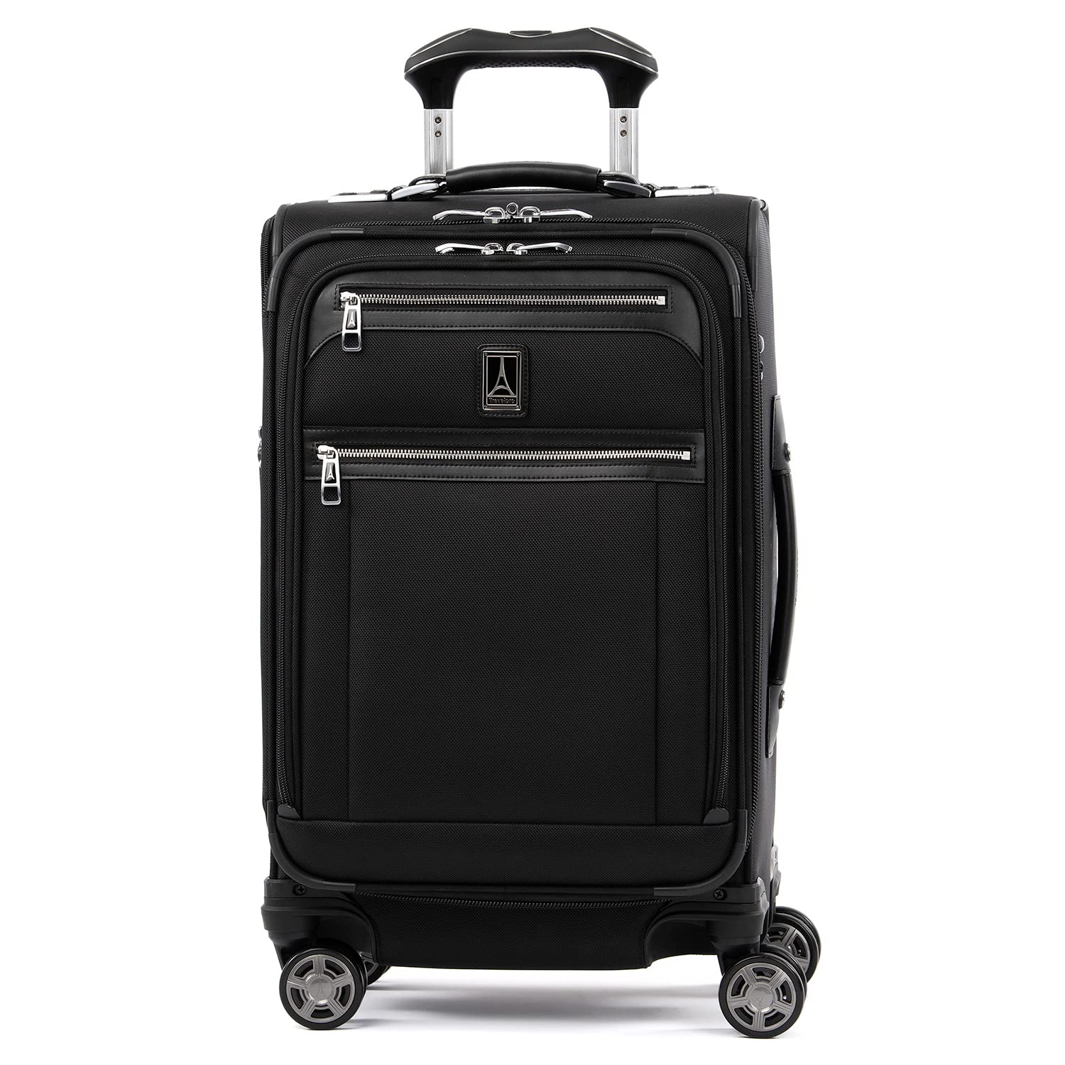 Travelpro Platinum Elite Carry-On Luggage Spinner, Black, 21-Inch