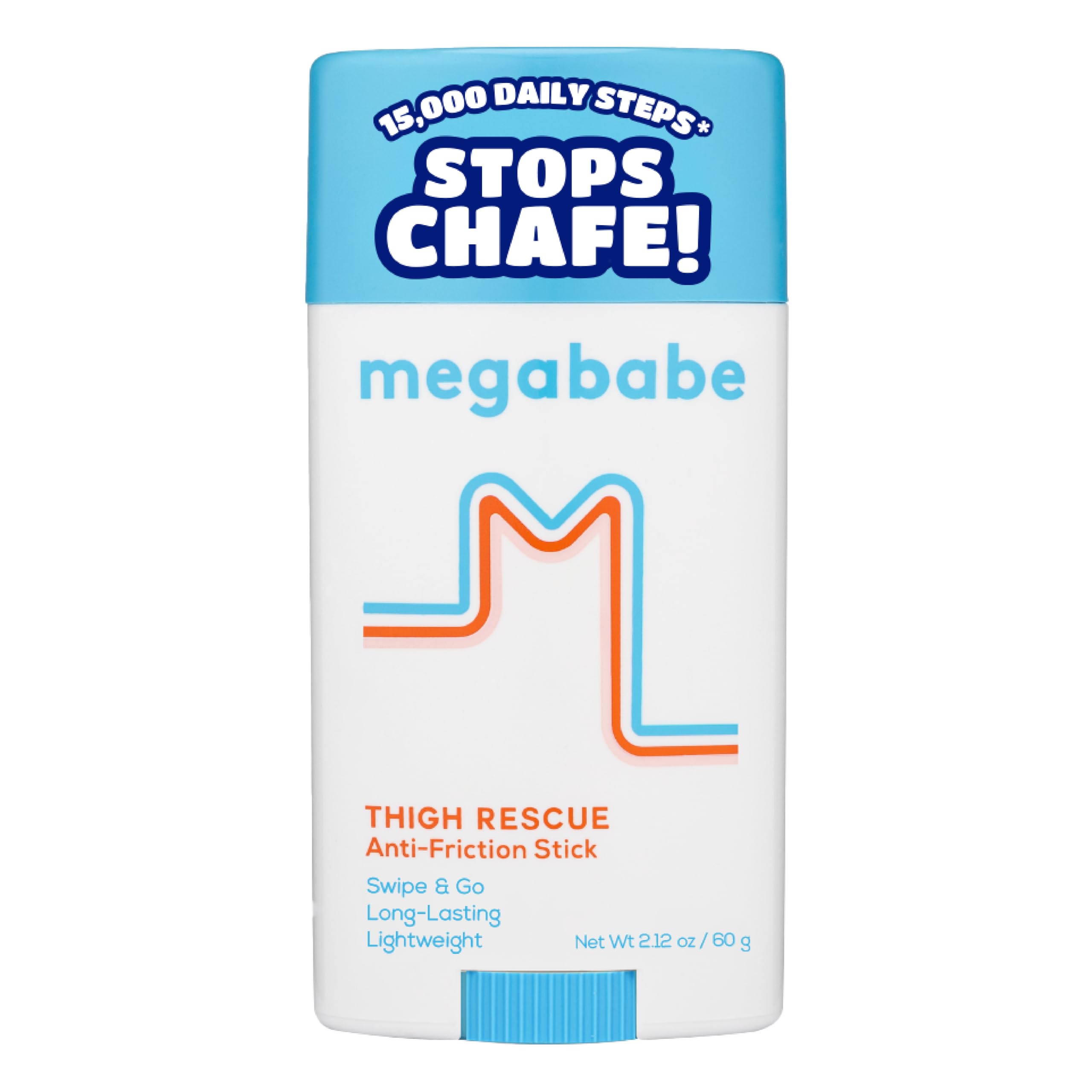 Megababe Thigh Rescue Anti-Chafe Stick | Prevents Skin Chafe & Irritation | Thig