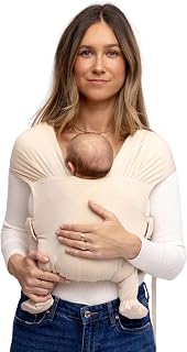 WildBird - Aerial Buckle Wrap - 0-6 Months - Standard (XS-XL) Sparrow - Newborn Baby Carrier - Front Carry - Soft Fabric, Straps, Head Support, Padded Waist Belt - Baby Essentials - New Mom Gifts