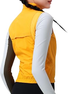 INBIKE Gilet Antivento da Ciclismo Donna Gilet Corsa Giacca Ciclismo Senza Manica Gilet Bici Traspirante Leggero