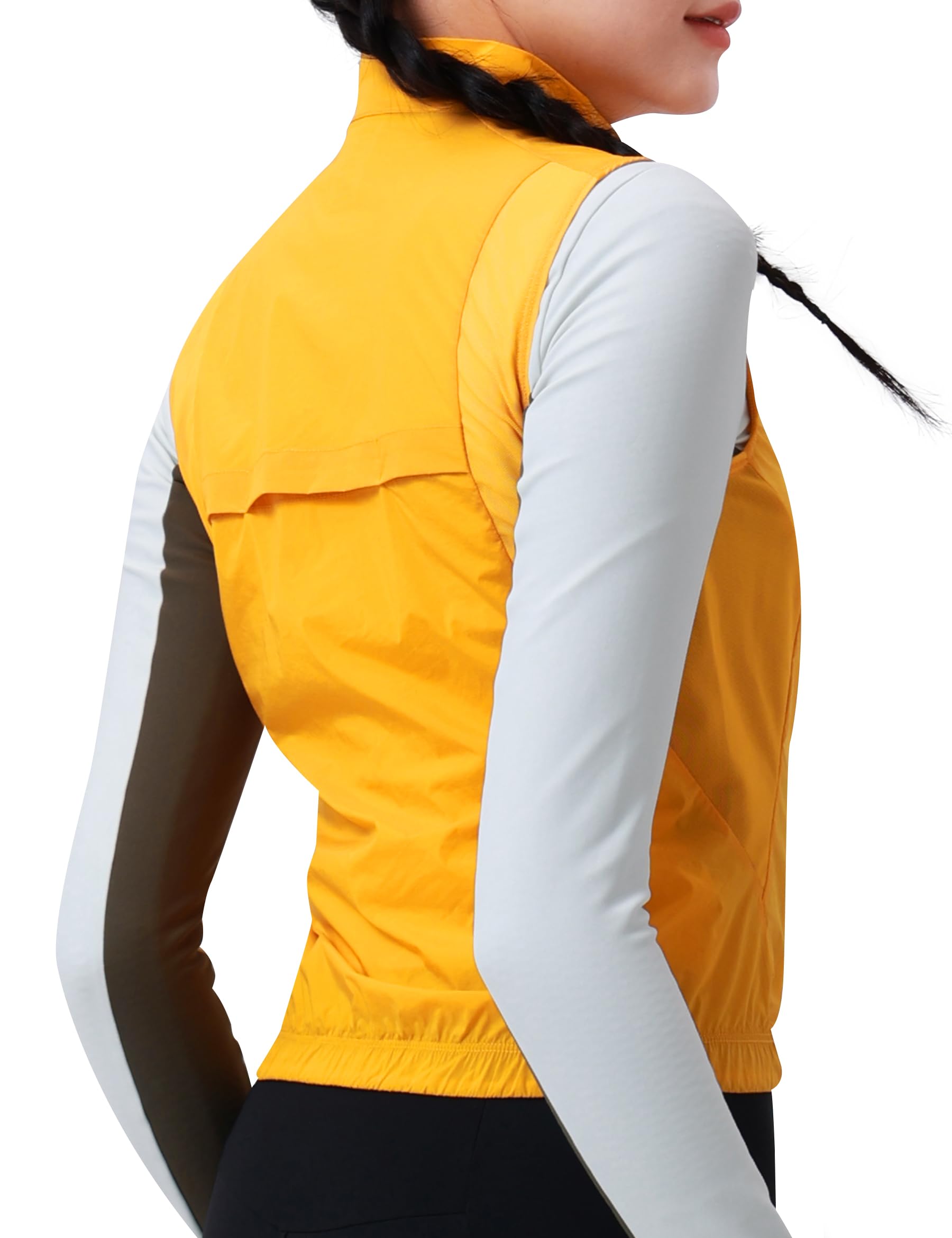 INBIKE Gilet Antivento da Ciclismo Donna Gilet Corsa Giacca Ciclismo Senza Manic