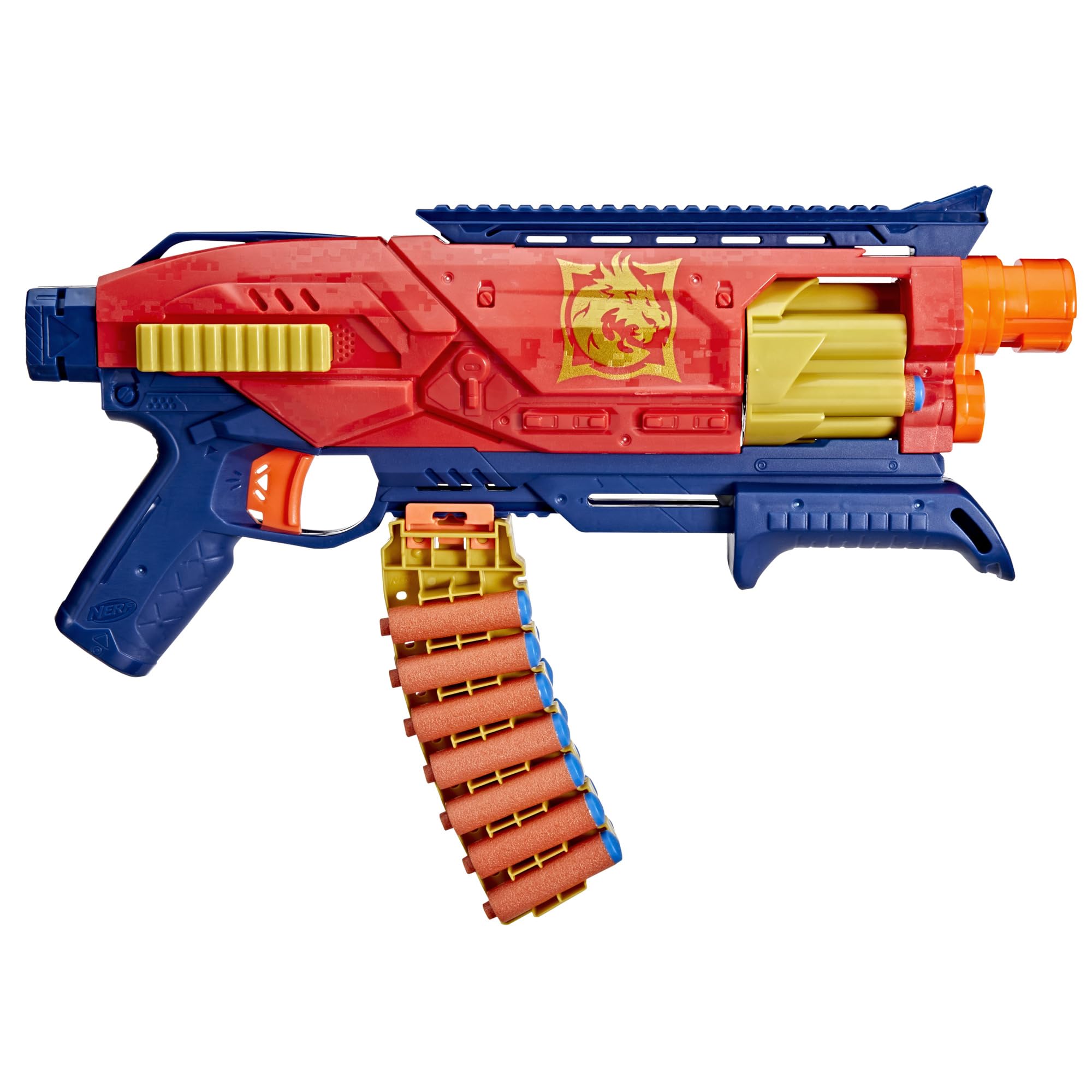 Nerf Loadout Shadowspeed Recon Blaster, 14-Dart Storage Attachment Accessory, 6-