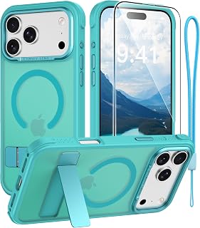 Magnetic for iPhone 17 Pro Max Stand Case Shockproof, Darkyan