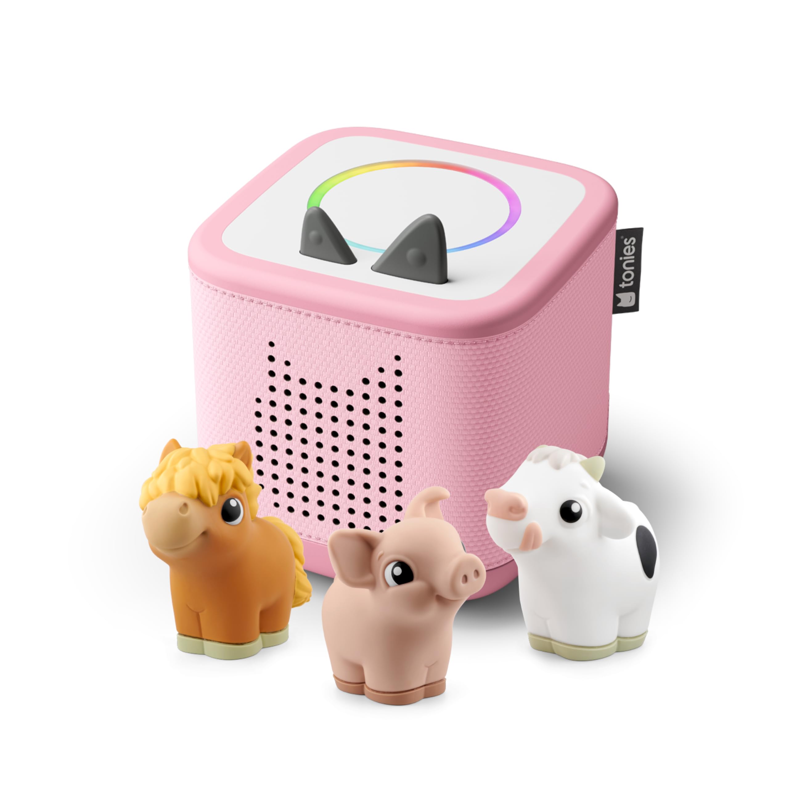 Toniebox 2 My First Farm Bundle for Kids 1+ with Soft and Squeezable Cow, Horse,