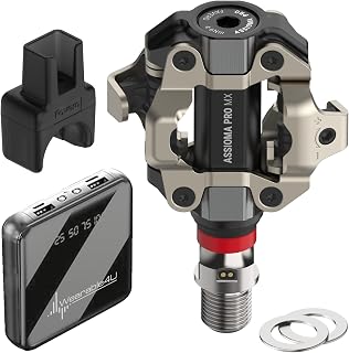 Favero Assioma PRO MX-UP Bike Cycling Power Meter Pedals with Wearable4U Power Bank Bundle