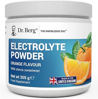Dr. Berg Zero Sugar Hydration Keto Electrolyte Powder - Enhanced w/ 1000 mg of Potassium & Real Pink Himalayan Salt (NOT Table Salt) - Orange Flavor Hydration Drink Supplement - 50 Servings