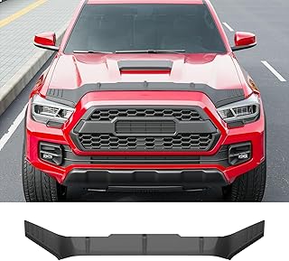powoq Hood Protector Compatible with 2016-2023 Toyota Tacoma | Hood Deflector Hood Shield TPE All Weather Protection Replacement for 2016-2023 Toyota Tacoma Accessories