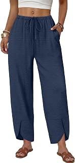 Sampeel Wide Leg Pants Woman Palazzo Capri Pants Cropped Spring Summer Vacation Outfits Fashion Clothing Beach Clothes 2026