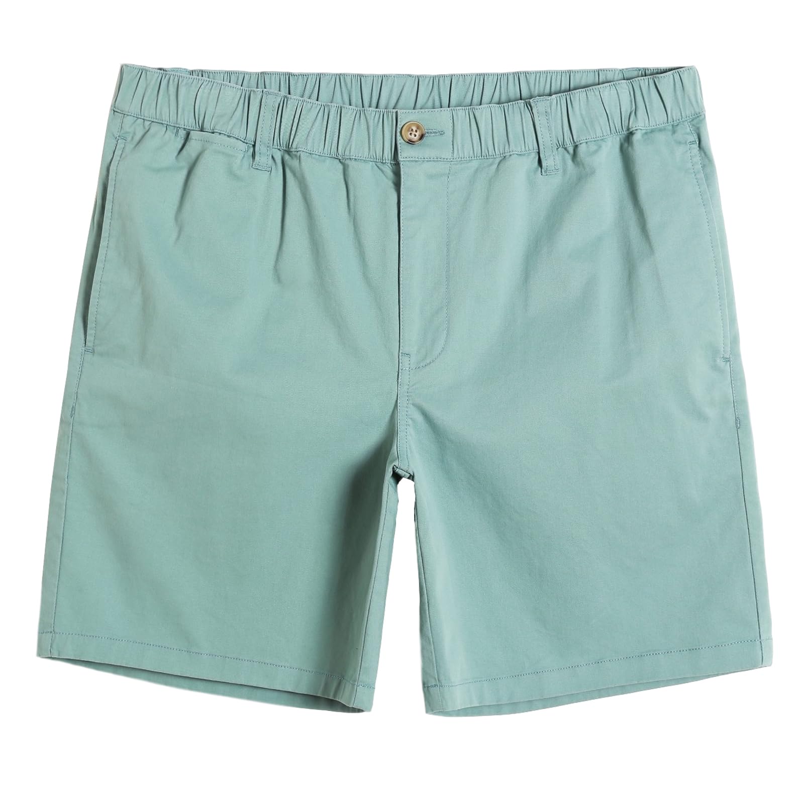 maamgic Men's Classic Fit 7" Cotton Casual Khaki Shorts with Multi-Pocket