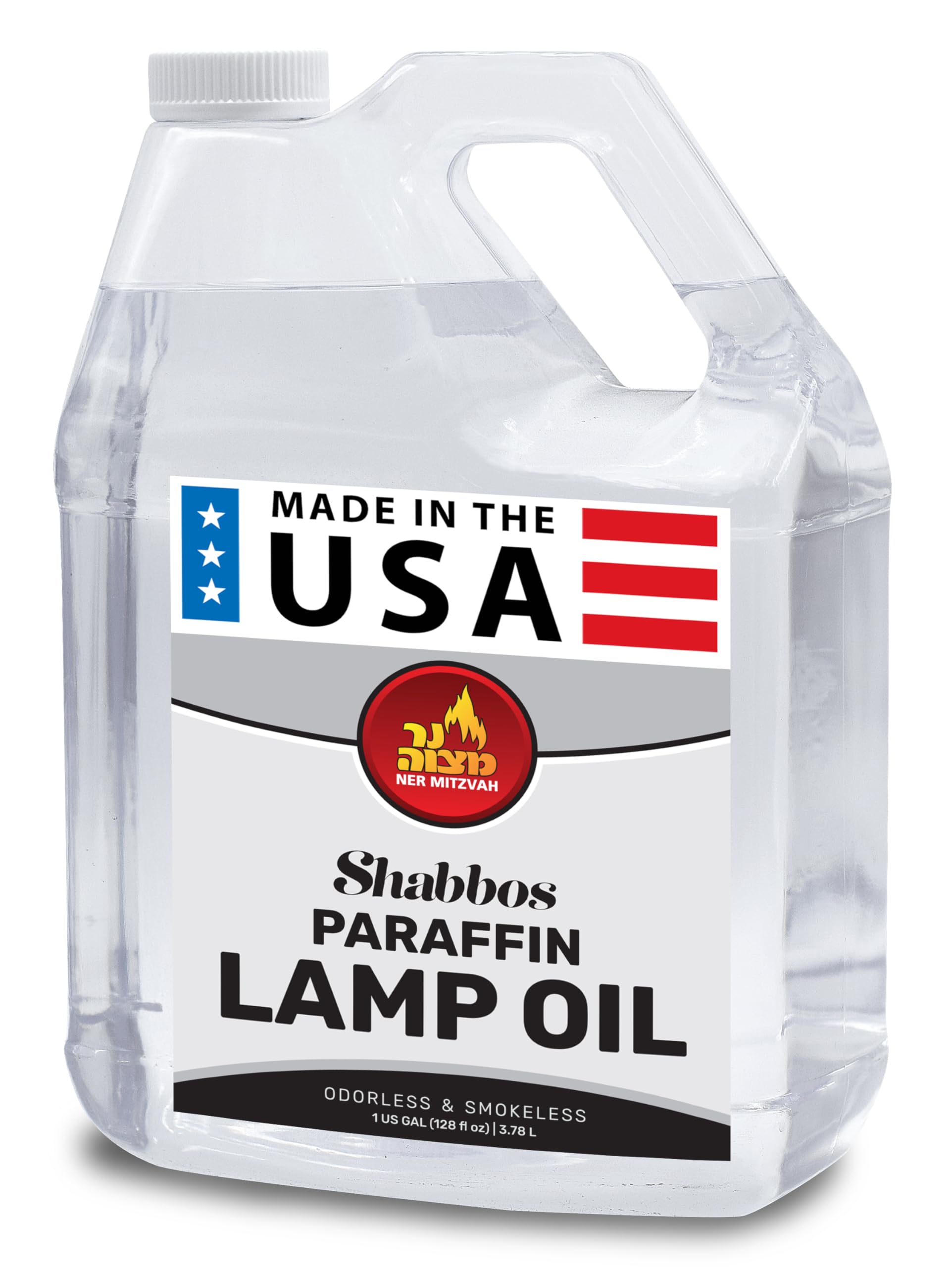 1 Gallon Paraffin Lamp Oil - Clear Smokeless, Odorless, Clean Burning Fuel for I