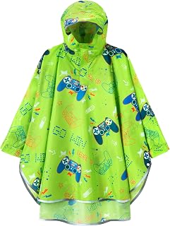 WAWSAM Regenponcho Kinder Wasserdicht Regencape Kinder Leicht