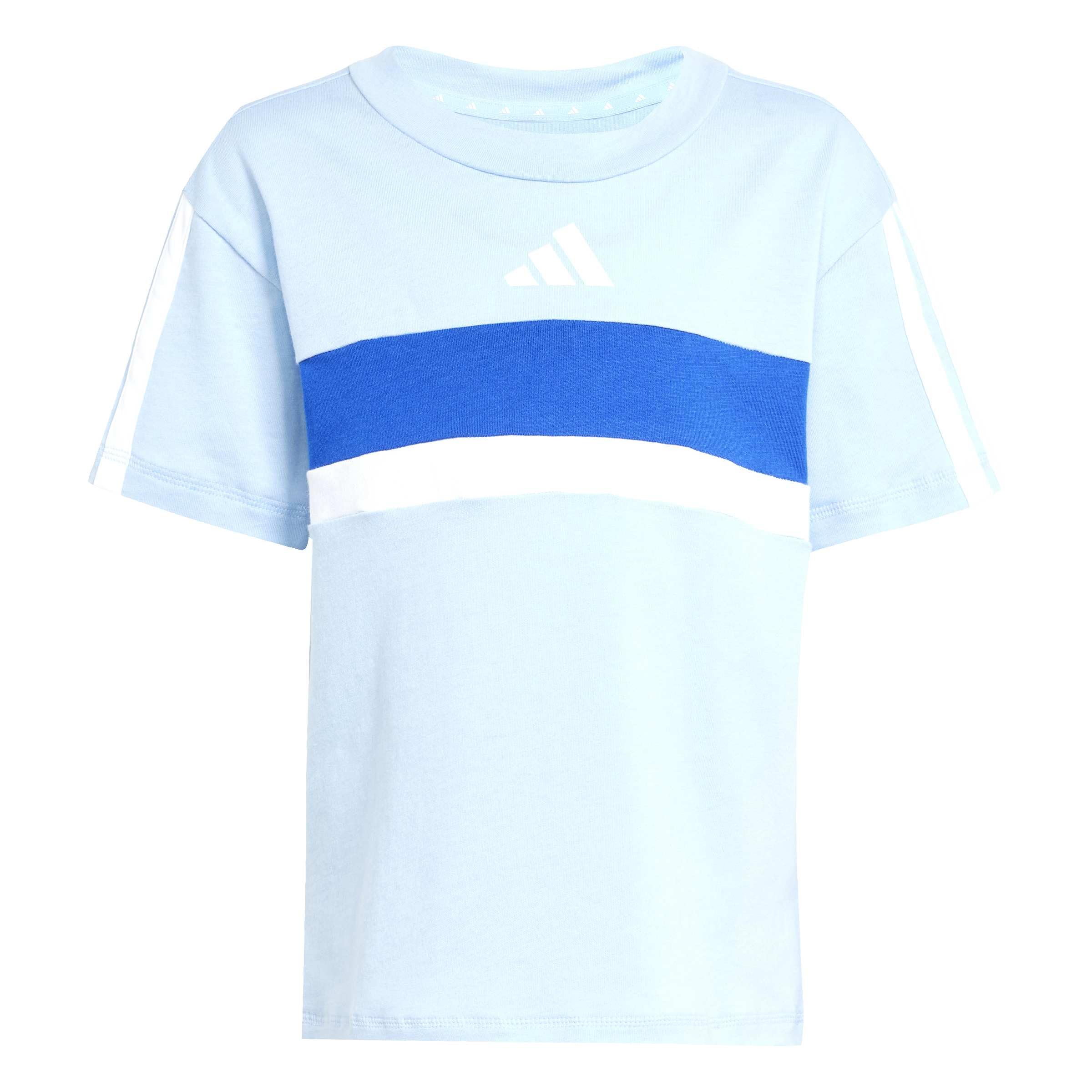 adidas Unisex Kids Seasonal Essentials Tiberio 3 Stripes T-Shirt T-Shirt