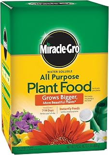 Miracle-Gro Water Soluble All Purpose Plant Food, 1.5 lb. | Fertilizer for All Indoor or Outdoor Plants including Roses, Flowers, Vegetables, Houseplants, Trees, and Shrubs