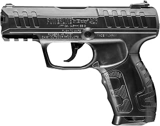 Daisy Powerline 426 Semi-Automatic CO2 BB Pistol - 15 Round Magazine, 430 FPS, Molded Finger Grips, Accessory Rail - Black