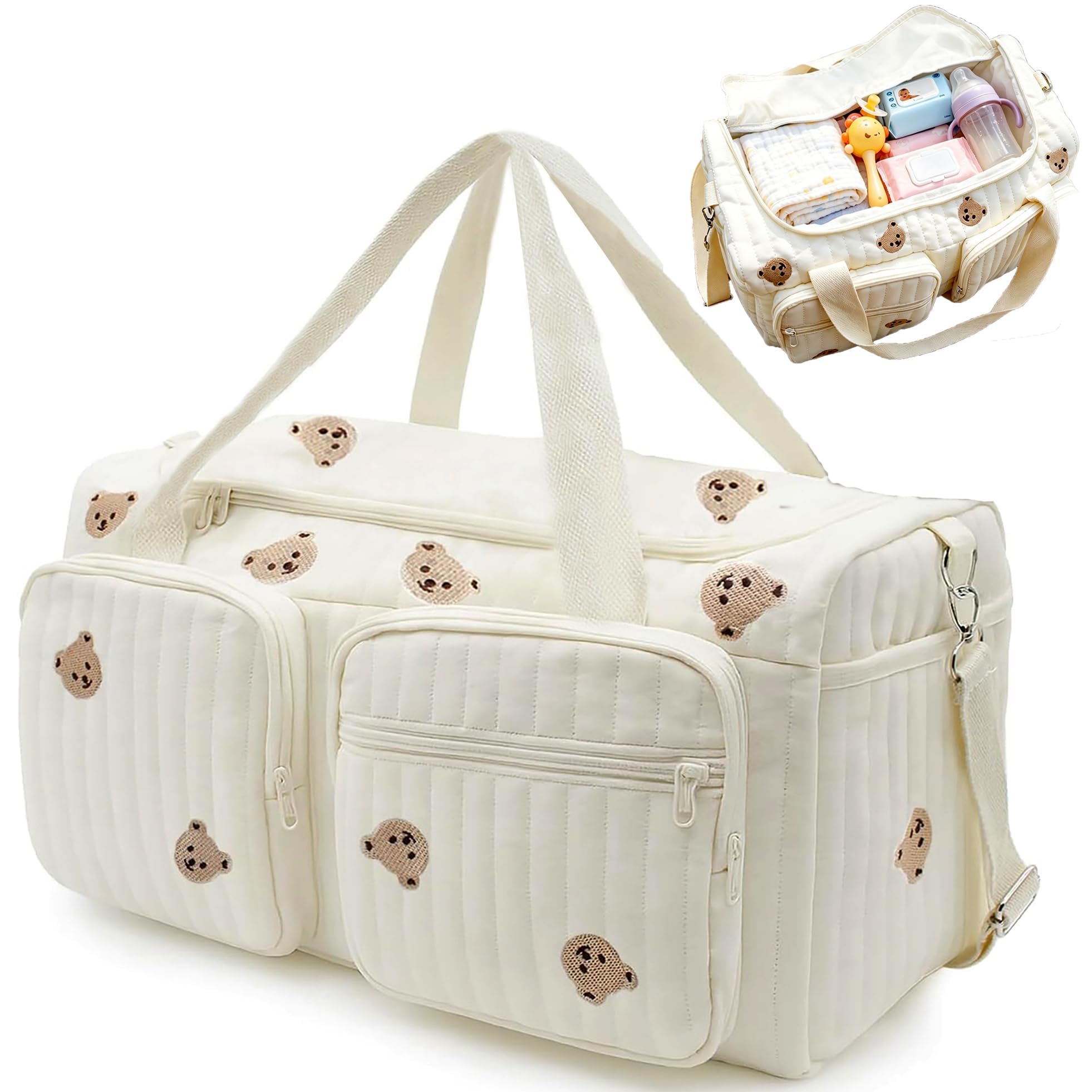 Baby Hospital Bag Baby Changing Bag Cotton Maternity-Bag Essentials Nappy Bags M