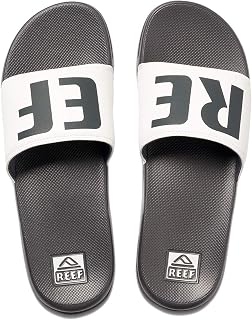 Reef Reef One Slide Flip Flops, Grey White, 42 EU