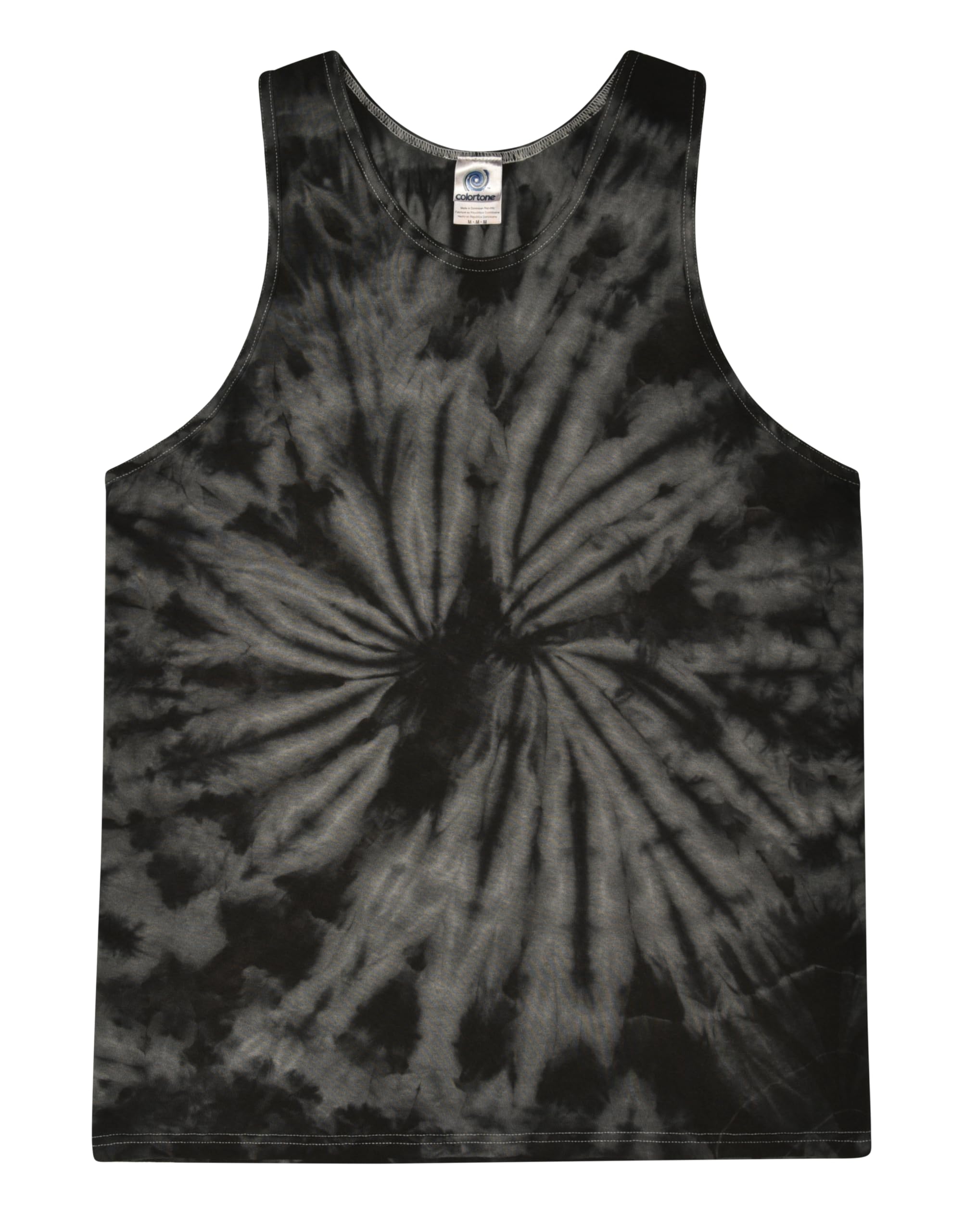 Colortone Unisex Tie Dye Tank Top - Beach Tank Tops for Women and Men - Sleevele