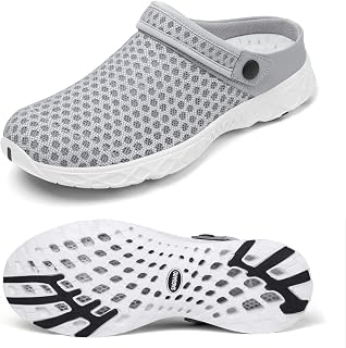 SAGUARO Mens Womens Quick Dry Garden Shoes Lightweight Breathable Gardening Water Shoes Mesh Sandals for Outdoor Sports Beach Pool Exercise