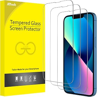JETech Screen Protector for iPhone 13/13 Pro/17e, 3-Pack