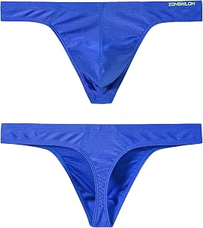 JINSHI Mens Sexy Shiny Silk Thongs Athletic Thongs T-Back Bikini