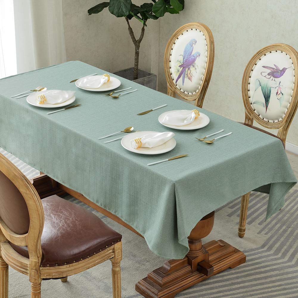 Balcony & Falcon Tablecloth, Nordic Style, Water Repellent, Treatment, 55.1 x 94