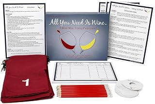 ALL YOU NEED IS WINE A BLIND WINE TASTING PARTY GAME! Wine Game Kit