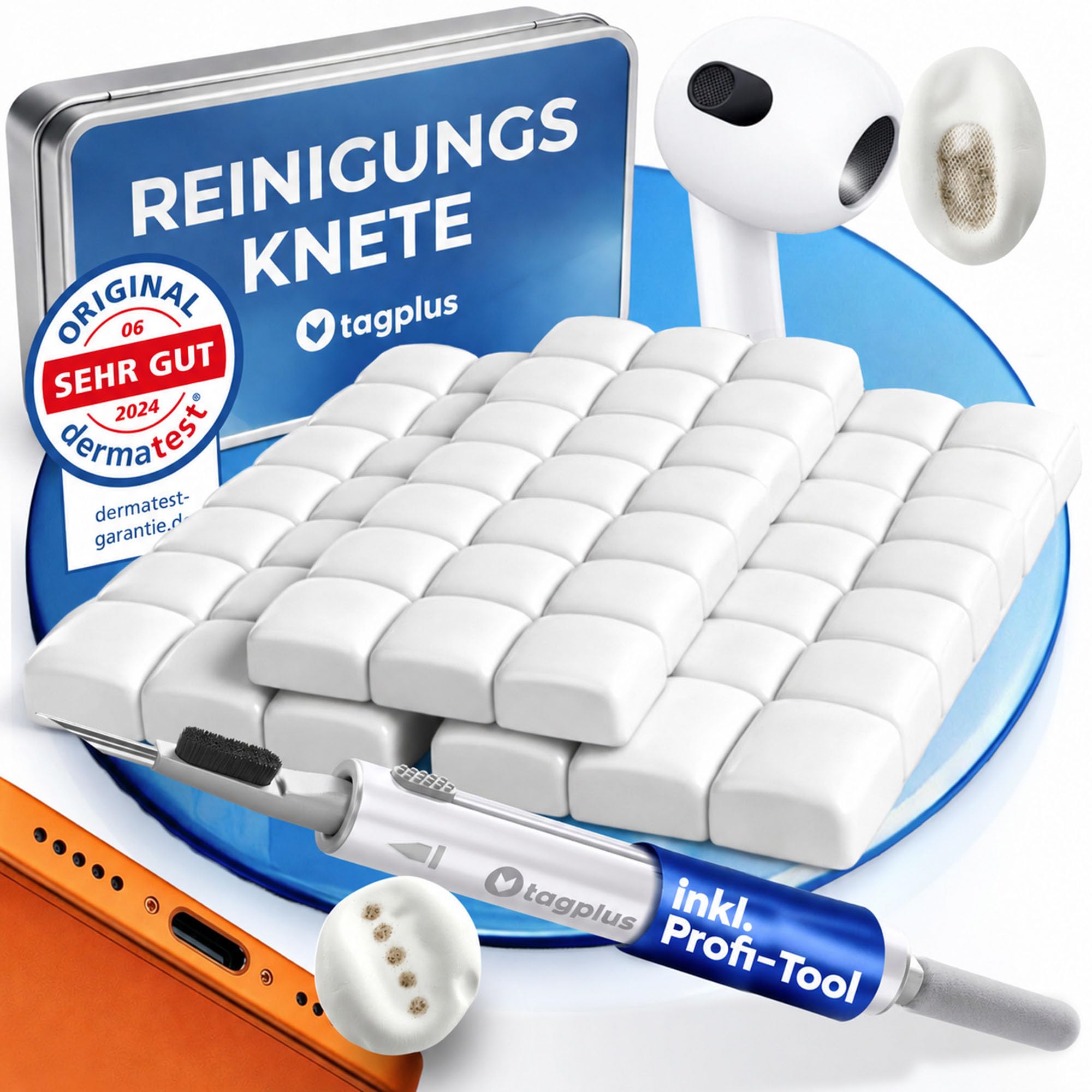 tagplus Cleaning Clay Mobile Phone Cleaning Kit for iPhone, AirPods, Headphones 