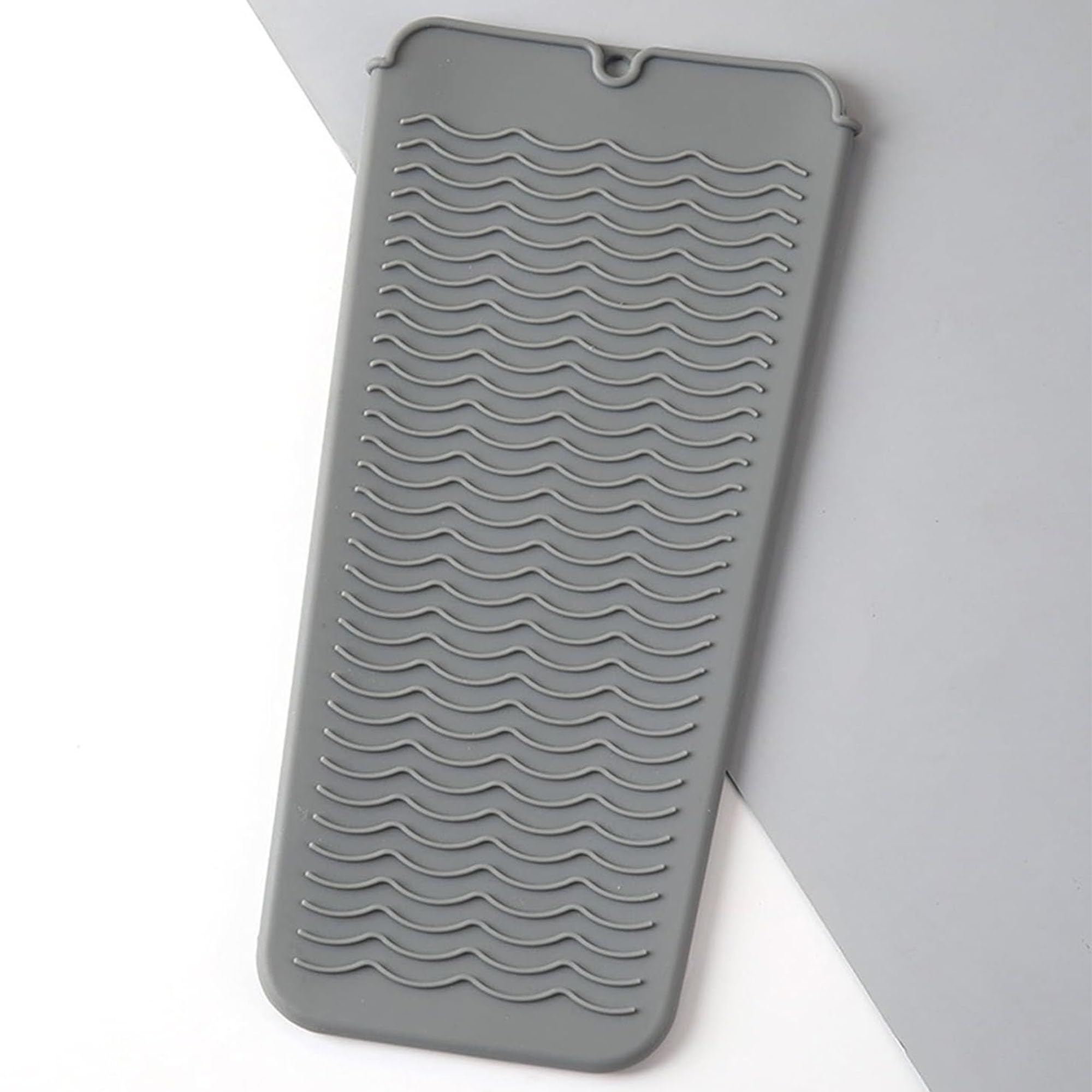 Heat Resistant Silicone Mat and Hair Tool Holder, Curling Iron and Flat Iron Pad