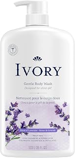 Ivory Gentle Body Wash, Notes of Lavender, 1.03 L