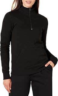 Amazon Essentials Women's Long-Sleeve Fleece Quarter-Zip Jumper (Available in Plus Sizes)
