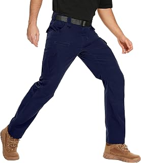 NATUVENIX Cargo Trousers Men's Ripstop Water-Repellent Lightweight Work