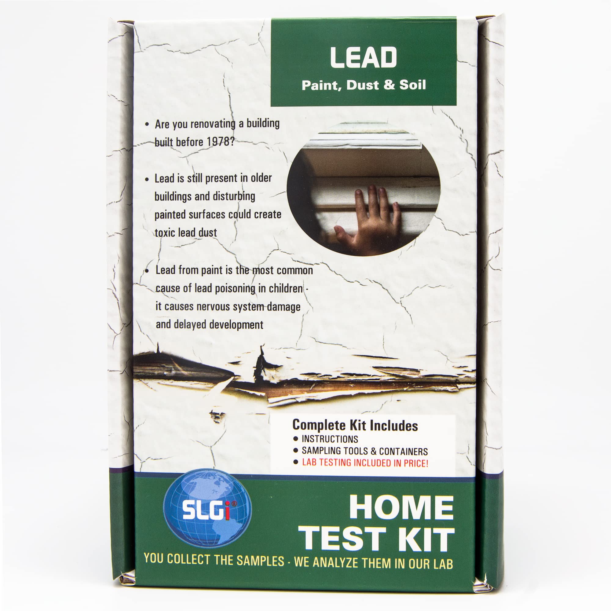 SLGi Lead Test Kit in Paint, Dust, or Soil 5PK (5 Bus. Day) Schneider Labs
