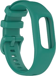 Soft Silicone Band Compatible with Garmin Vivosmart 5 Straps Replacement Wristband Bracelet Band Case Cover for Women Men, Small/Large Size