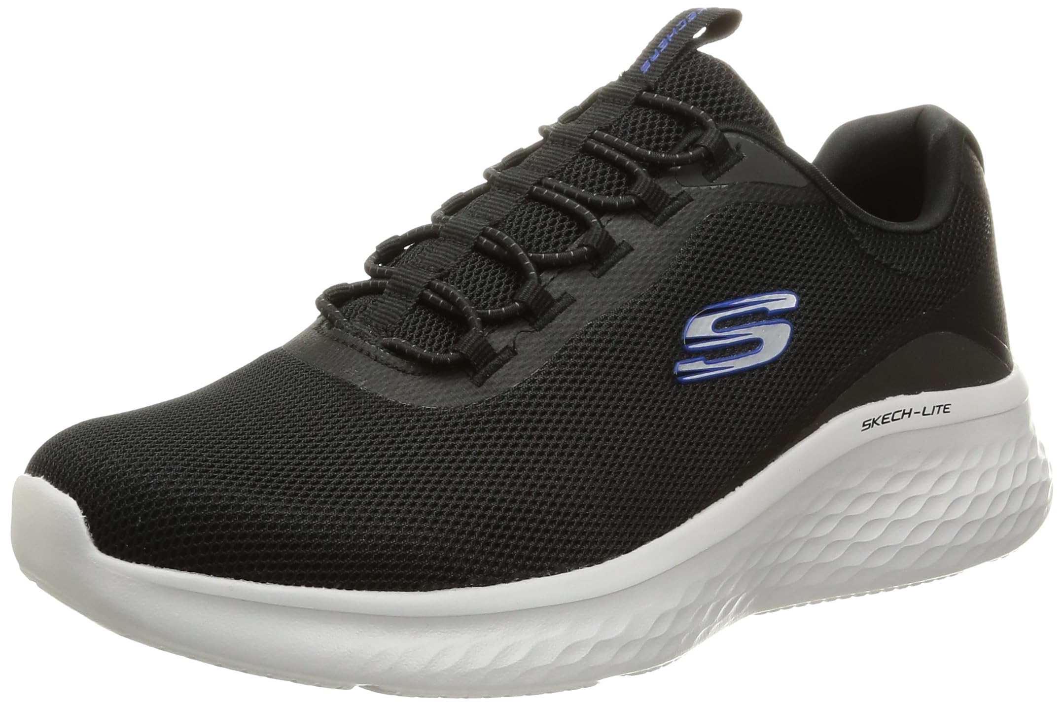 Skechers 232599 BKBL Men's Skech-Lite Pro Sneaker, Black/White, 7 UK