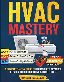 HVAC Mastery: A Complete A to Z Guide from Basics to Advanced Concepts Repairs, Troubleshooting & Career Prep