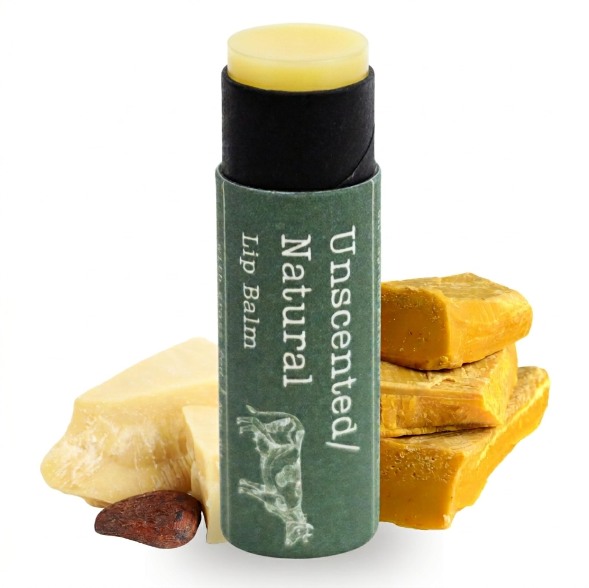 Hearth & Homestead Handmade Beef Tallow Lip Balm - 100% Grass Fed, Beeswax & Org