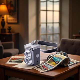 1Pc Black 1:4 Scale Mini Camera Prop Ornament Vintage Camera Model,Vintage Camera Prop,Miniature Camera,Prop Camera,Miniature Digital Camera Mini Decoration Accessories，Dollhouse Accessories(WFA1143)