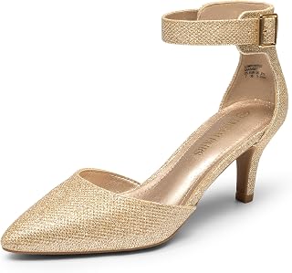 DREAM PAIRS Women's Low Heel Low Toe Shoes