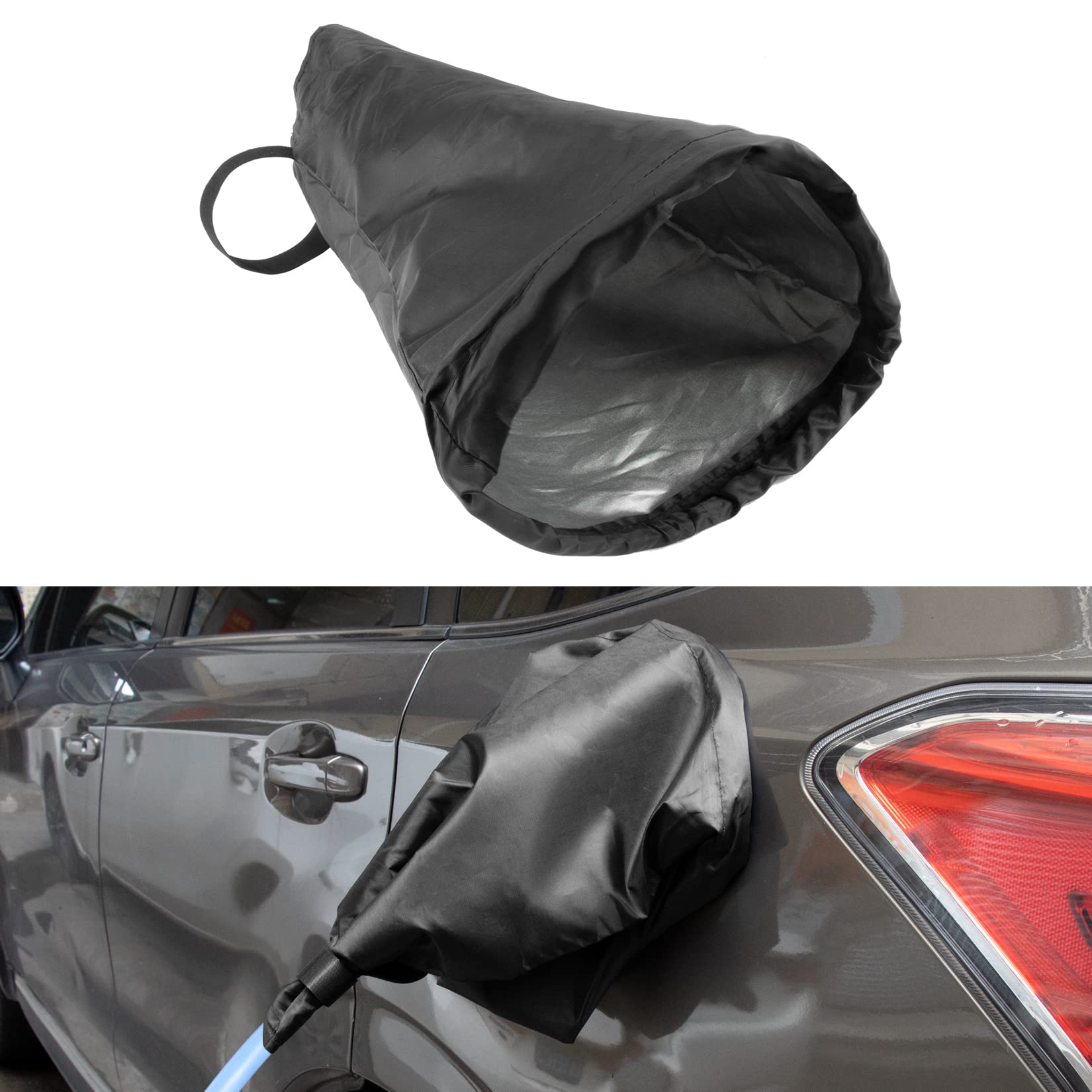 PSLER Car Ev Charger Cover Waterproof All Weather Magnetic Adhesion Black | ev c